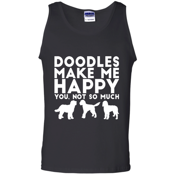 Doodles Make Me Happy - Gildan Tank Top
