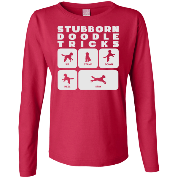 Doodle Tricks - Ladies Long Sleeve TShirt