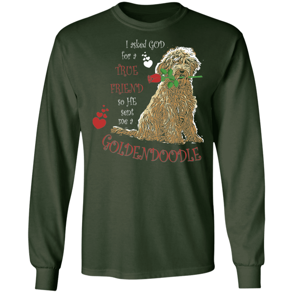 God Sent Me a Goldendoodle - Gildan Long Sleeve
