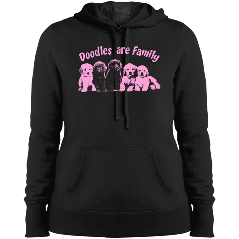 Doodles Are Family - Ladies Hooded Sweatshirt