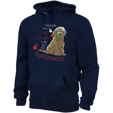 God Sent Me A Goldendoodle - Gildan Hoodie