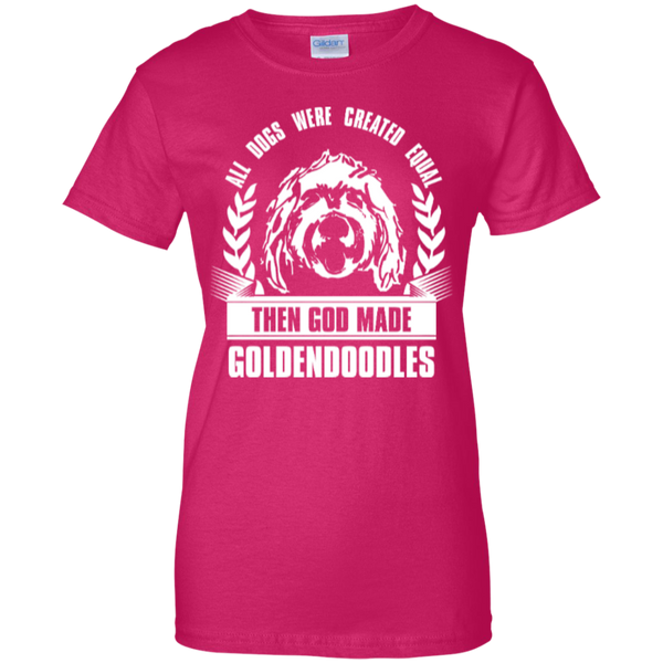 Then God Made Goldendoodles - Gildan Ladies T-Shirt