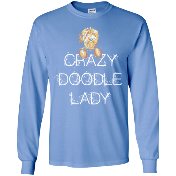 Crazy Doodle Lady - Gildan Long Sleeve T-Shirt