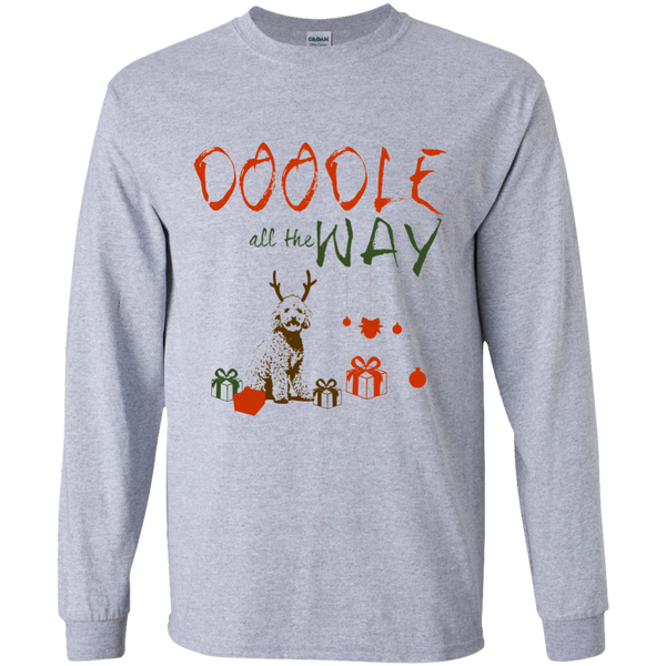 Doodle All The Way - Gildan LS Ultra T-Shirt