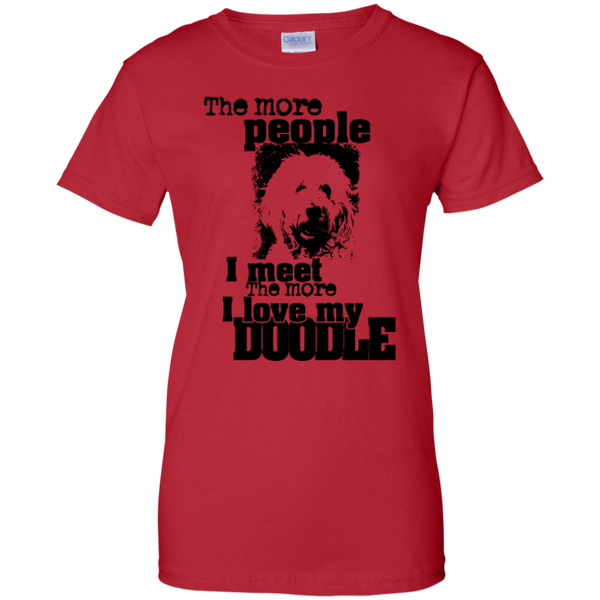 I Love My Doodle - Gildan Ladies T-Shirt