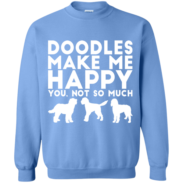 Doodles Make Me Happy - Gildan Sweatshirt