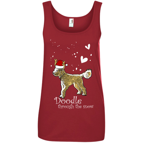 Doodle Through The Snow - Ladies Tank Top