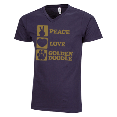 Peace Love Goldendoodle - Men's V-Neck