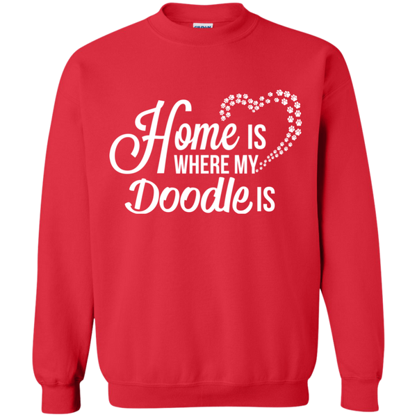 Home Is Where My Doodle Is - Gildan Sweatshirt