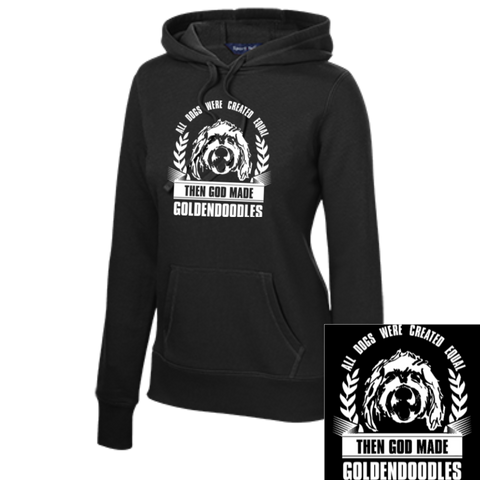 Then God Made Goldendoodles - Ladies Hooded Sweatshirt