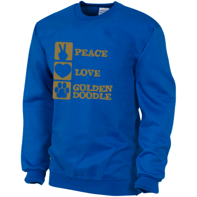 Peace Love Goldendoodle - Gildan Sweatshirt