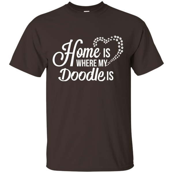 Home Is Where My Doodle Is - Gildan T-Shirt
