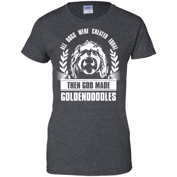 Then God Made Goldendoodles - Gildan Ladies T-Shirt