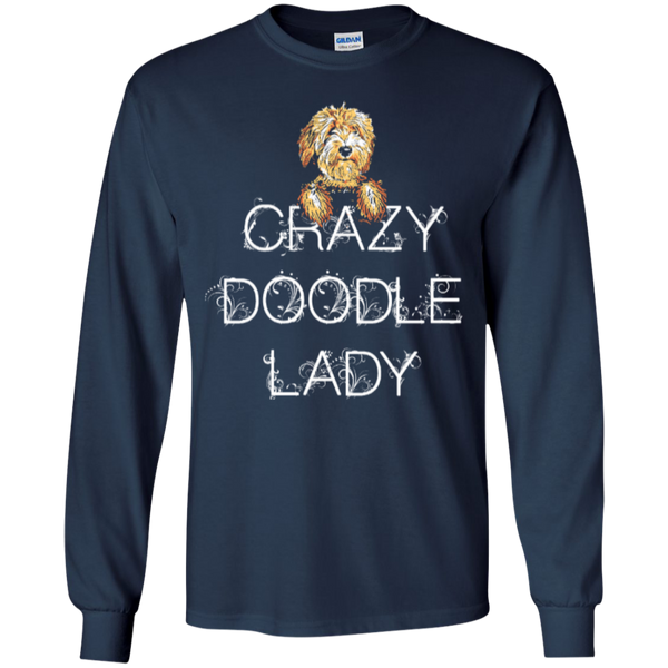 Crazy Doodle Lady - Gildan Long Sleeve T-Shirt