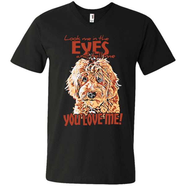 Look Me In The Eyes - Men's V-Neck