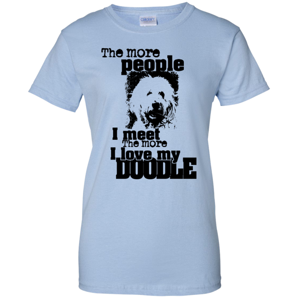 I Love My Doodle - Gildan Ladies T-Shirt