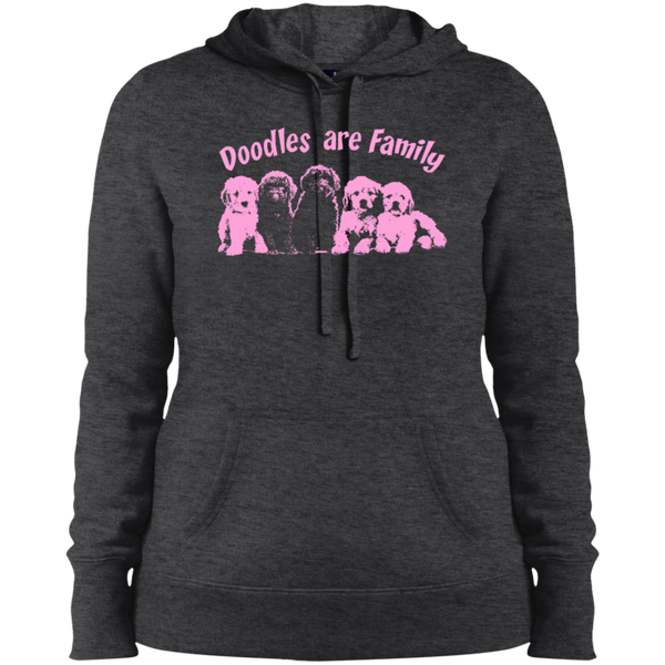 Doodles Are Family - Ladies Hooded Sweatshirt