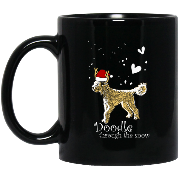 Doodle Through The Snow Mug (11 oz. Black)