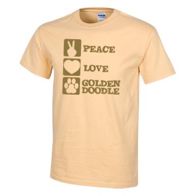 Peace Love Goldendoodle - Gildan T-Shirt