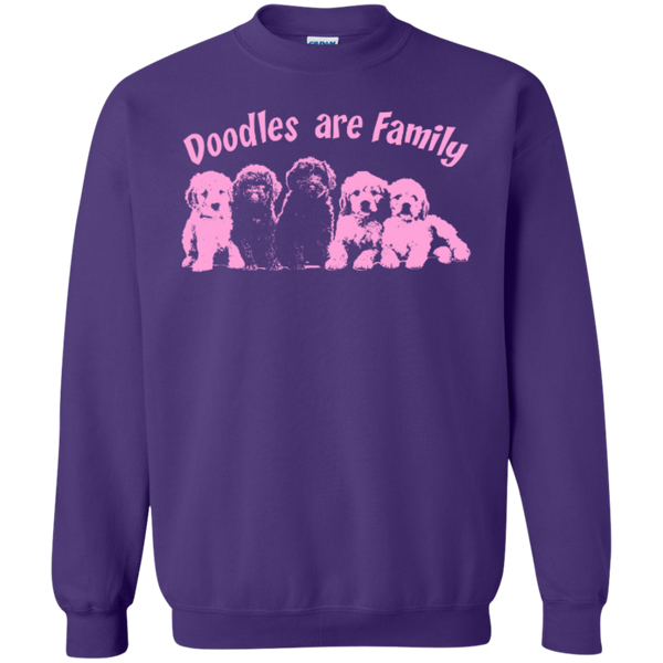 Doodles Are Family - Gildan Crewneck Sweatshirt