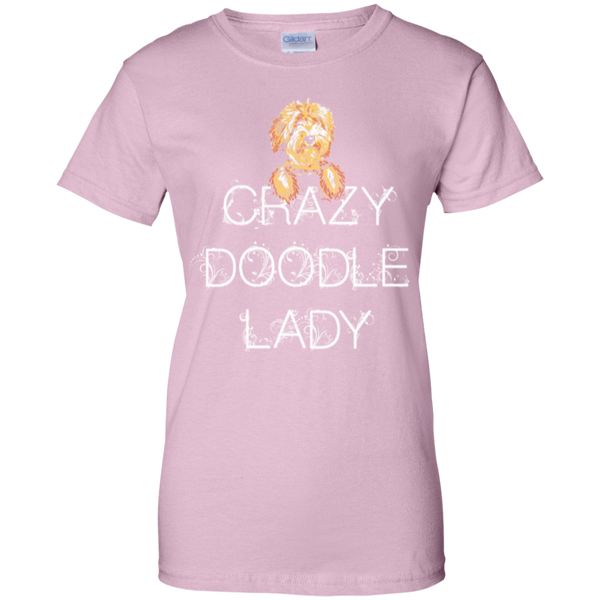 Crazy Doodle Lady - Ladies Gildan T-Shirt