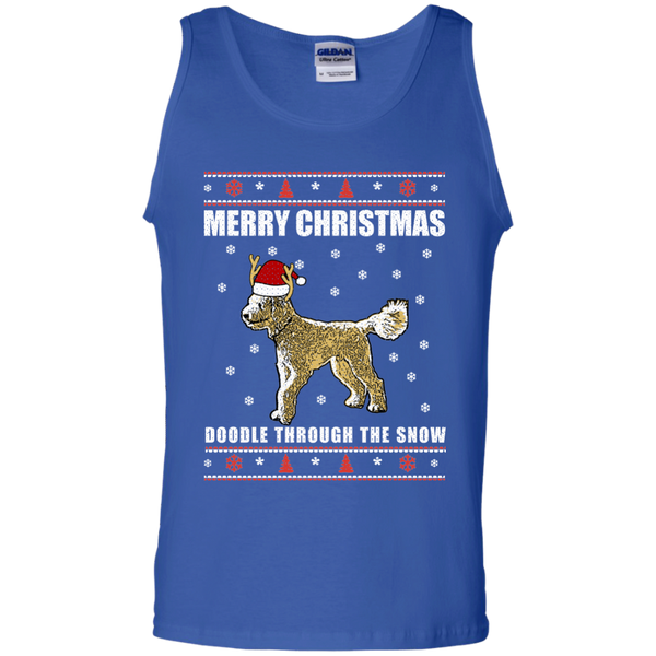 Doodle Through The Snow (Christmas Sweater) - Gildan Tank Top