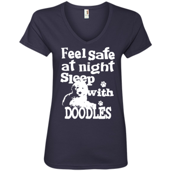 Feel Safe At Night - Ladies V-Neck