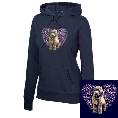 I LOVE Doodles - Ladies Hooded Sweatshirt