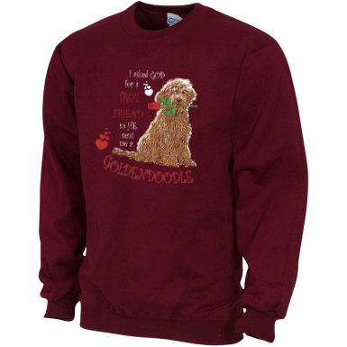 God Sent Me a Goldendoodle - Gildan Sweatshirt