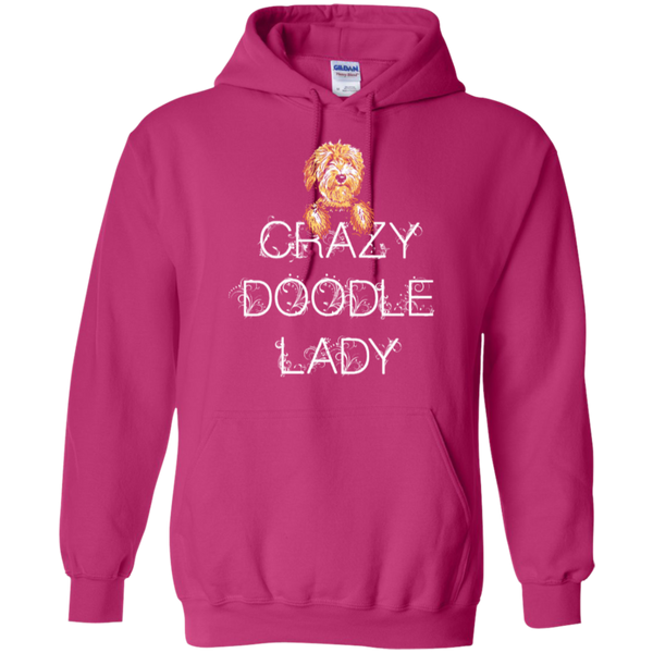 Crazy Doodle Lady - Gildan Hoodie