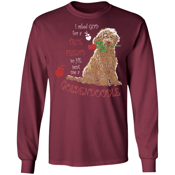 God Sent Me a Goldendoodle - Gildan Long Sleeve