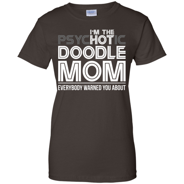 Hot Doodle Mom - Gildan Ladies T-Shirt
