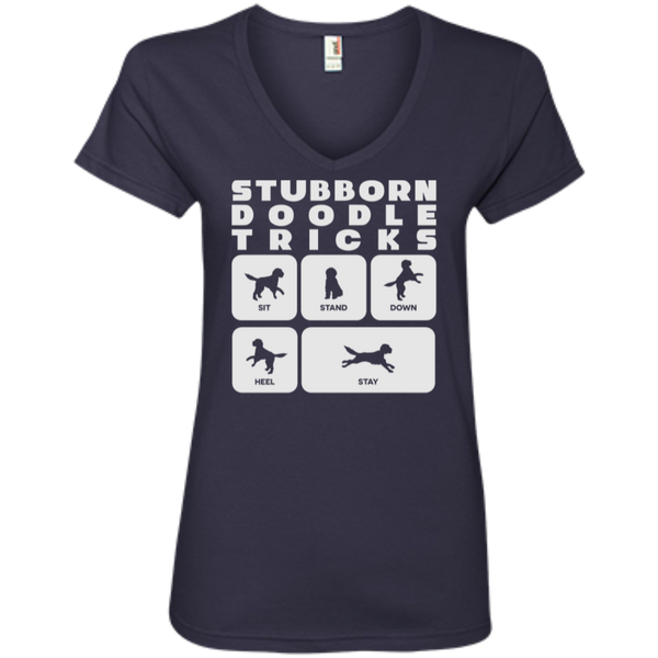 Doodle Tricks - Ladies V-Neck