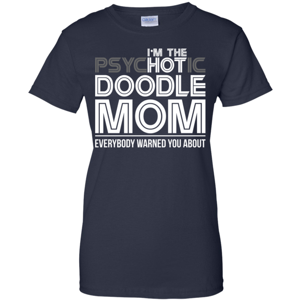 Hot Doodle Mom - Gildan Ladies T-Shirt