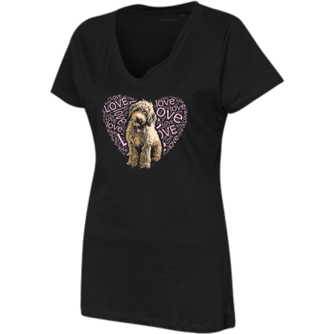 I LOVE Doodles - Womens V-Neck