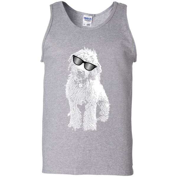 Doodle With Glasses - Gildan Tank Top