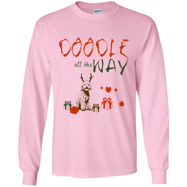 Doodle All The Way - Gildan LS Ultra T-Shirt