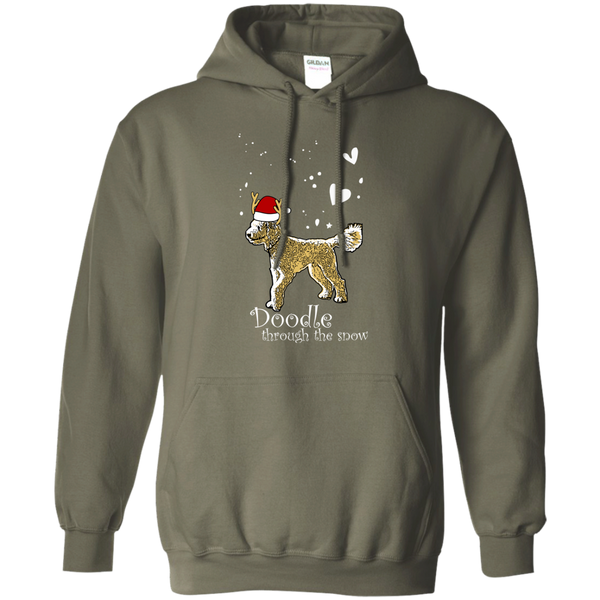 Doodle Through The Snow - Gildan Pullover Hoodie