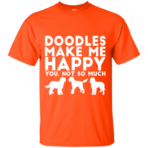 Doodles Make Me Happy - Gildan T-Shirt