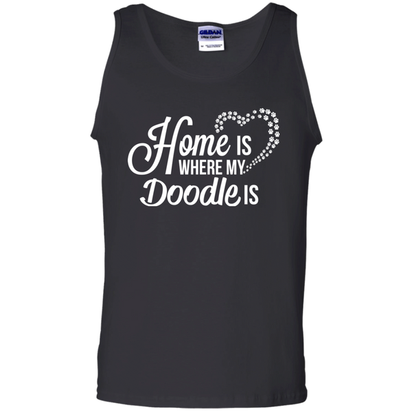Home Is Where My Doodle Is - Gildan Tank Top