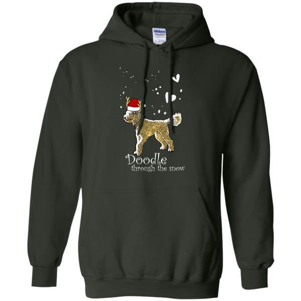 Doodle Through The Snow - Gildan Pullover Hoodie