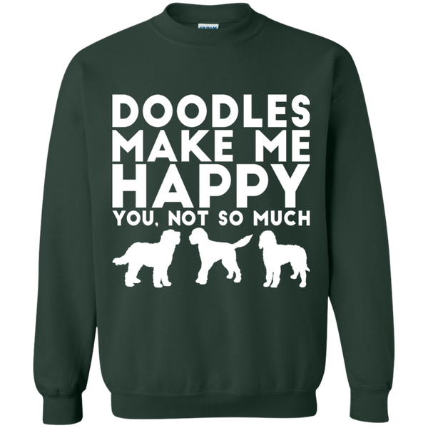 Doodles Make Me Happy - Gildan Sweatshirt