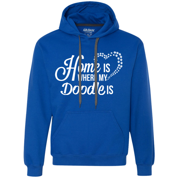 Home Is Where My Doodle Is - Gildan Heavyweight Fleece Sweatshirt