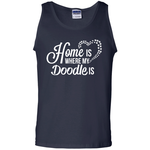 Home Is Where My Doodle Is - Gildan Tank Top