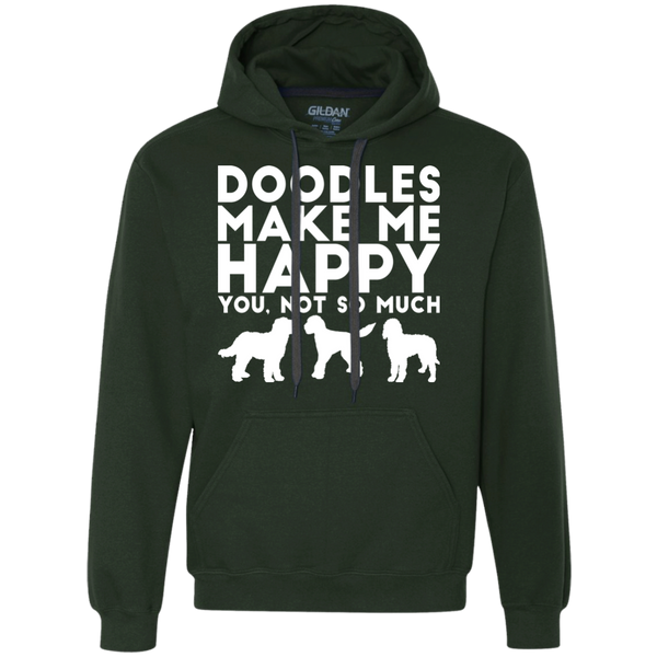 Doodles Make Me Happy - Gildan Heavyweight Fleece Sweatshirt
