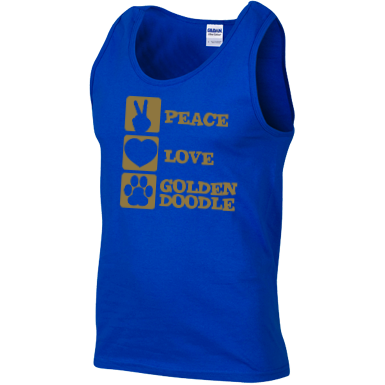 Peace Love Goldendoodle - Gildan Tank Top