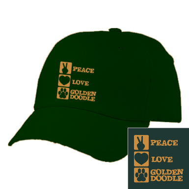 Peace Love Goldendoodle - Twill Cap
