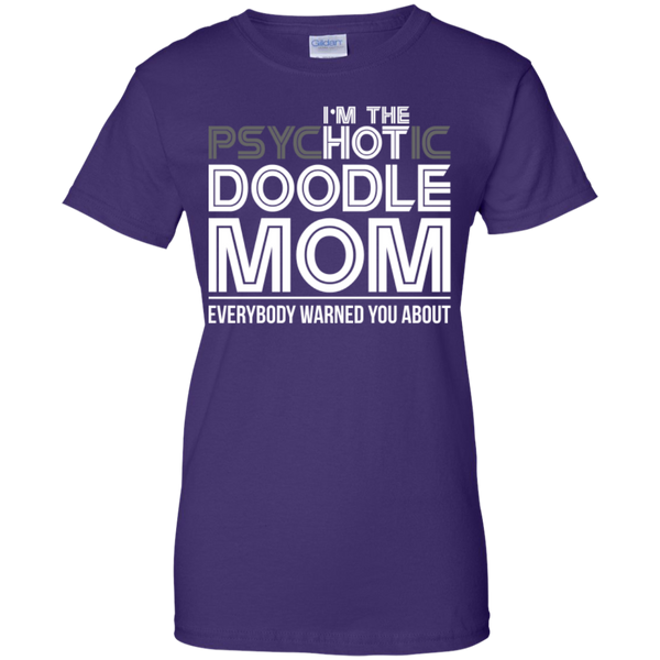 Hot Doodle Mom - Gildan Ladies T-Shirt