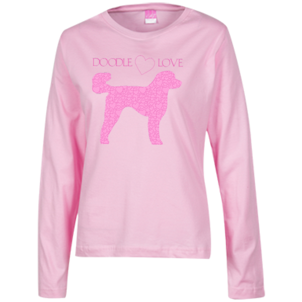 Doodle Love - Ladies Long Sleeve T-Shirt