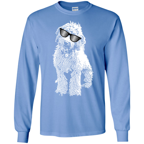 Doodle With Glasses - Long Sleeve Gildan Tshirt